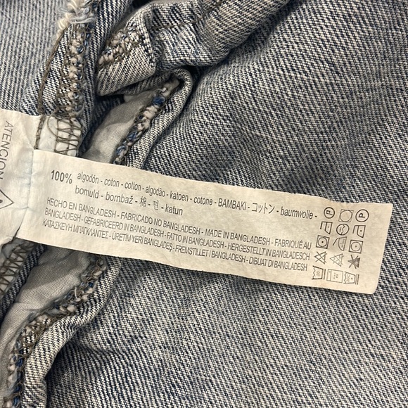 ZARA - Ripped Jean Jacket (size small) - Picture 9 of 14